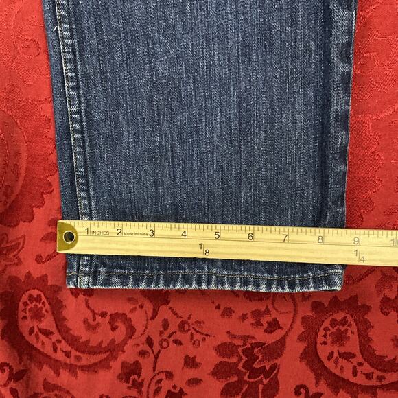 J Brand WALKER Relaxed Straight Leg Jeans 36 34x30” Button Fly Dark Made In USA - Picture 9 of 13